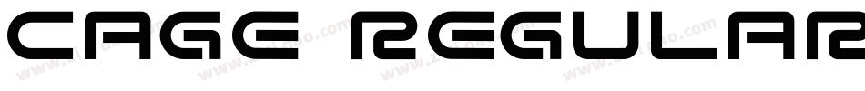 Cage Regular字体转换
